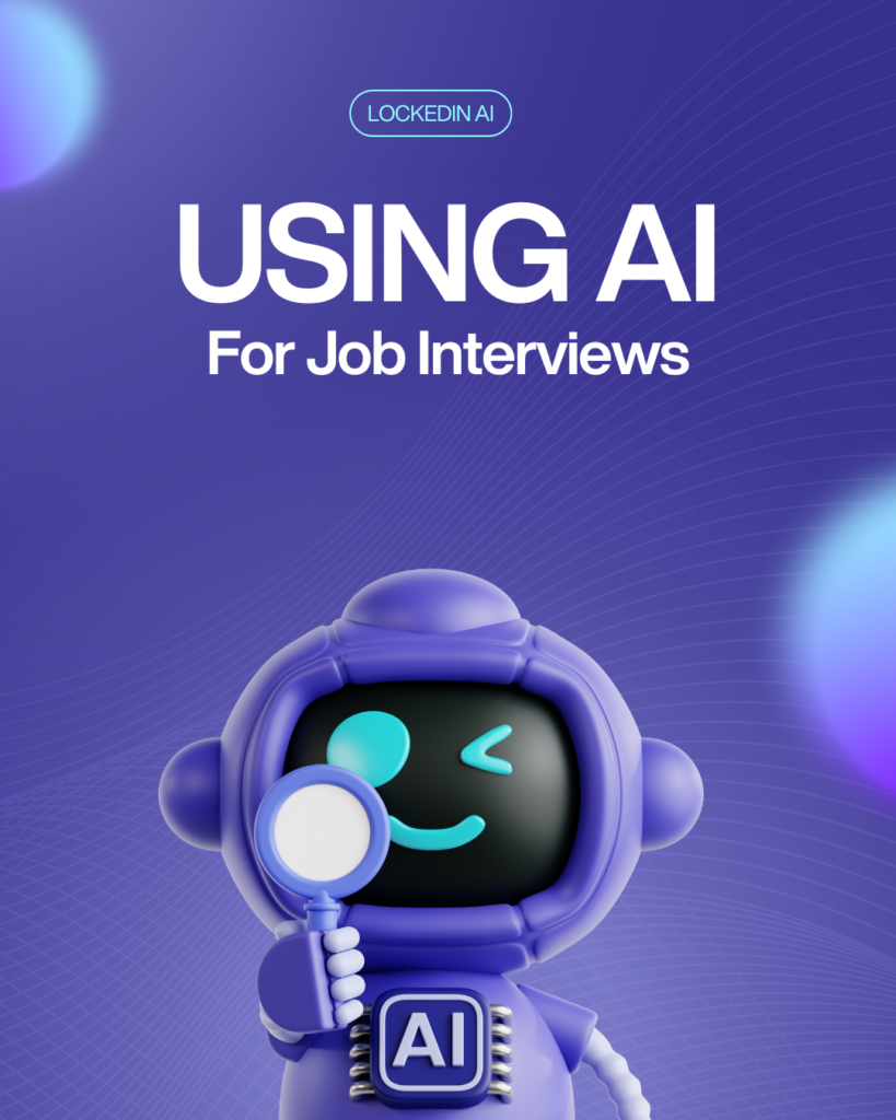 Using AI for job interviews